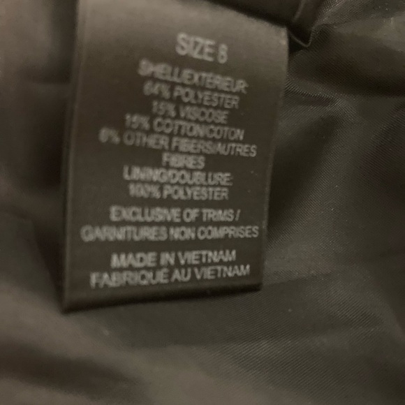 Plaid Black and White Tweed Pencil Skirt Size 8 Reitmans - Picture 3 of 3